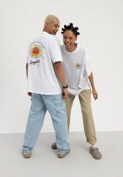 YOURTURN UnisexT-Shirt Con StampaWhite Uomo T-shirt E Polo YO1210108-A11