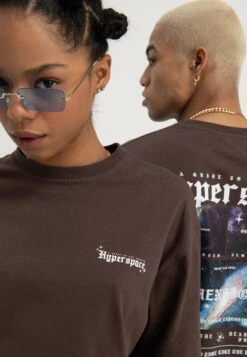 YOURTURN UnisexT-Shirt Con StampaBrown Donna T-shirt E Top YO1210104-O11 -Negozio Online Yourturn Italia b270f5ee5256471e8d6136cf0f52e201