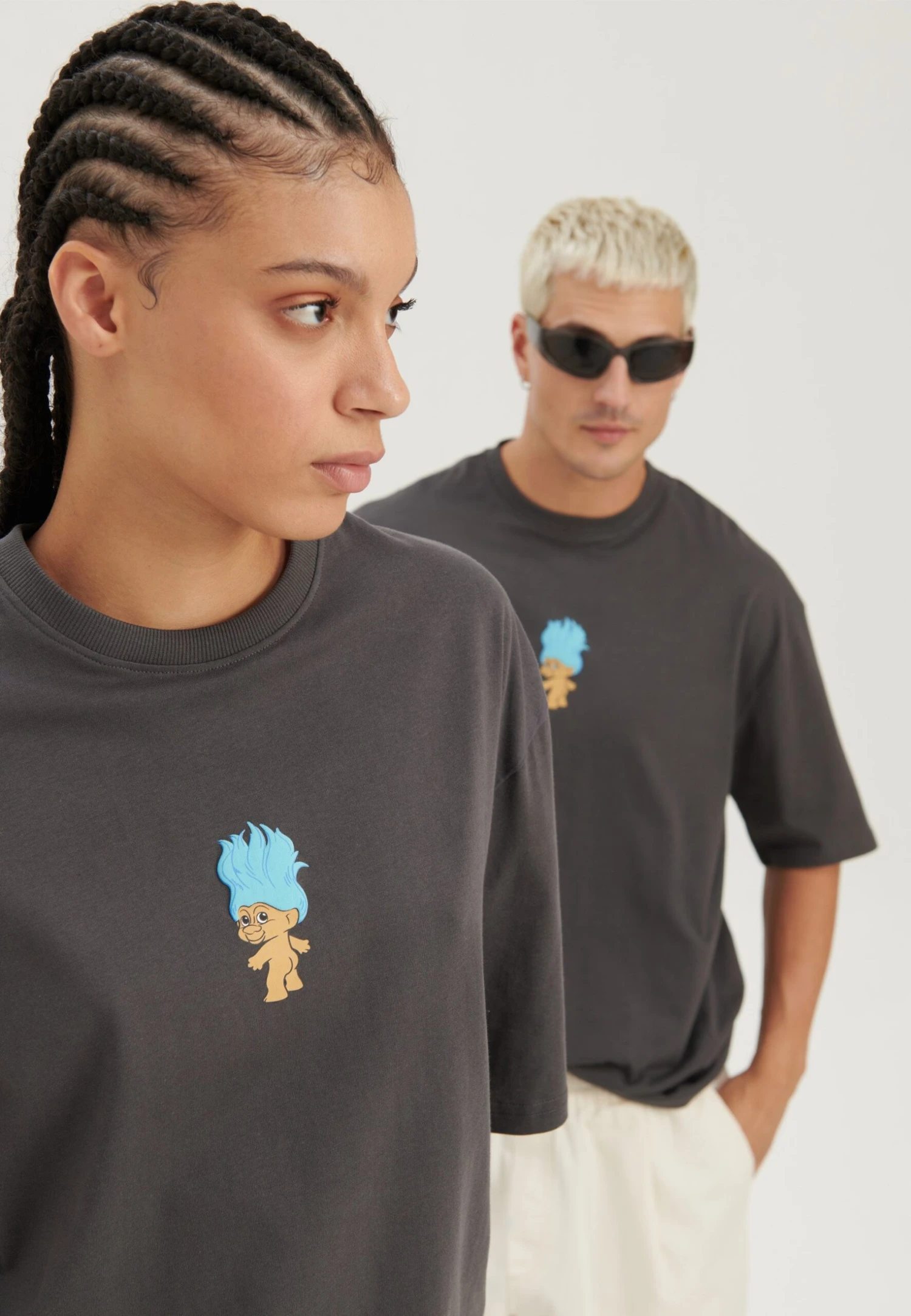 YOURTURN T-Shirt Con Stampa - Dark Grey 5 YOURTURN T-Shirt Con Stampa - Dark Grey - immagine 3