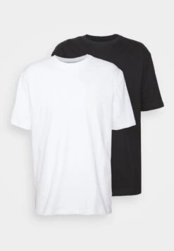 YOURTURN 2 Pack UnisexT-Shirt BasicBlack/White Uomo T-shirt E Polo YO12100L6-Q11