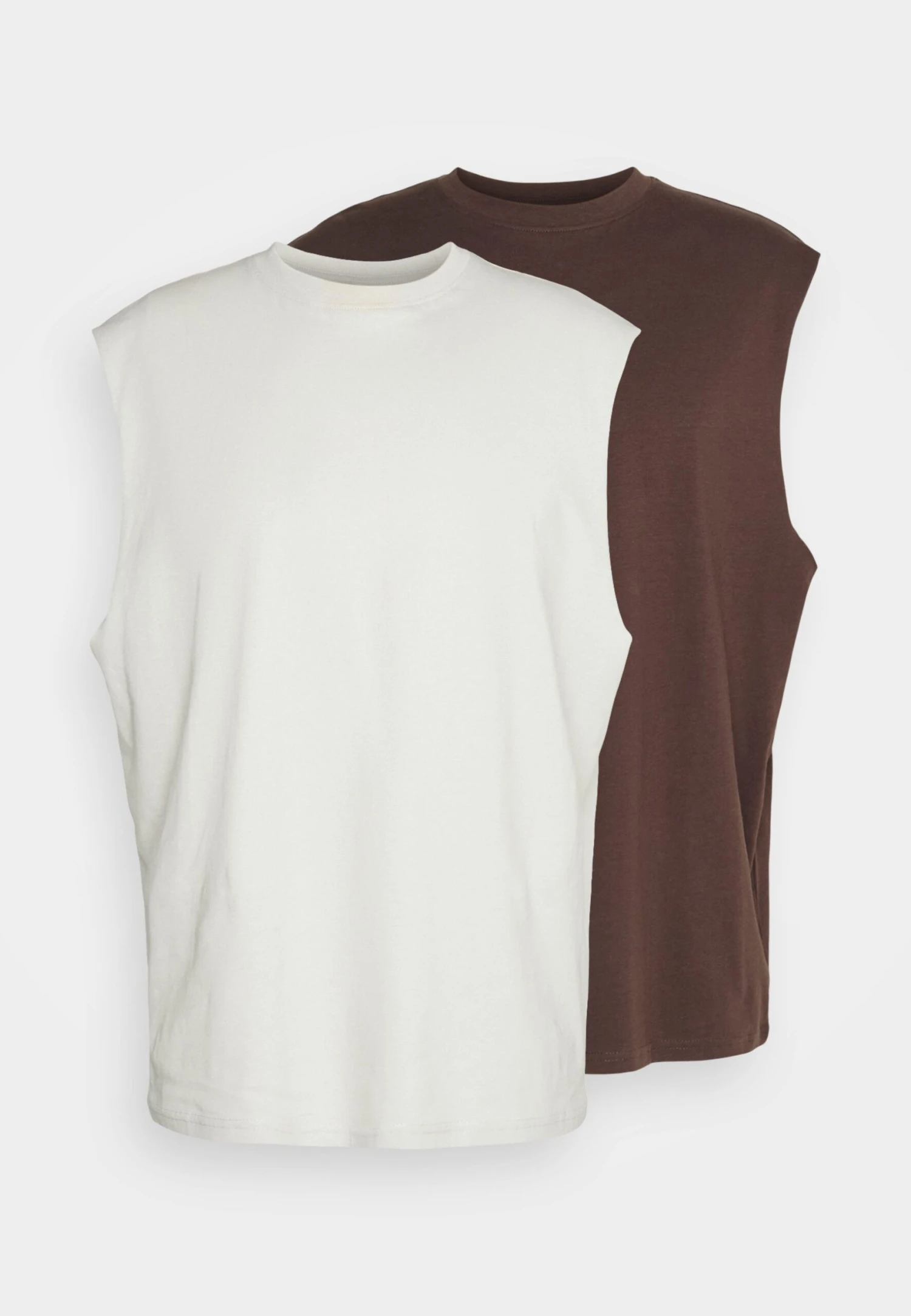 YOURTURN Unisex 2 PackTopLight Grey/Brown Donna T-shirt E Top YO12100WW-C11 7 YOURTURN Unisex 2 PackTopLight Grey/Brown Donna T-shirt E Top YO12100WW-C11 - immagine 5