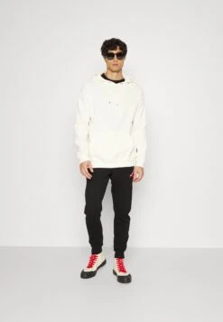 YOURTURN Unisex 3 PackFelpa Con CappuccioBlack/Mottled Dark Grey/Off White Donna Felpe YO121007R-Q11