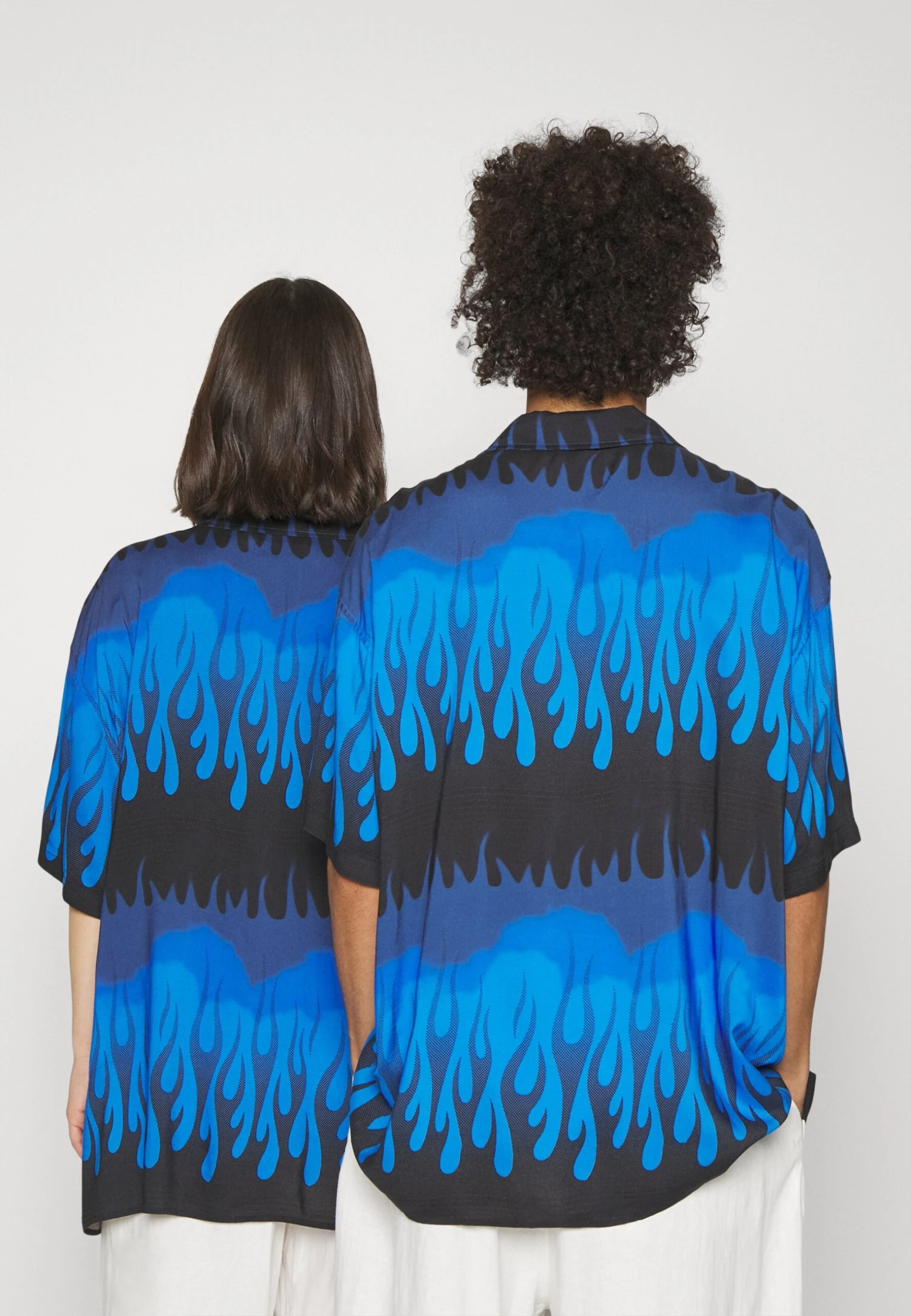 YOURTURN Unisex - Camicia - Blue 5 YOURTURN Unisex - Camicia - Blue - immagine 3