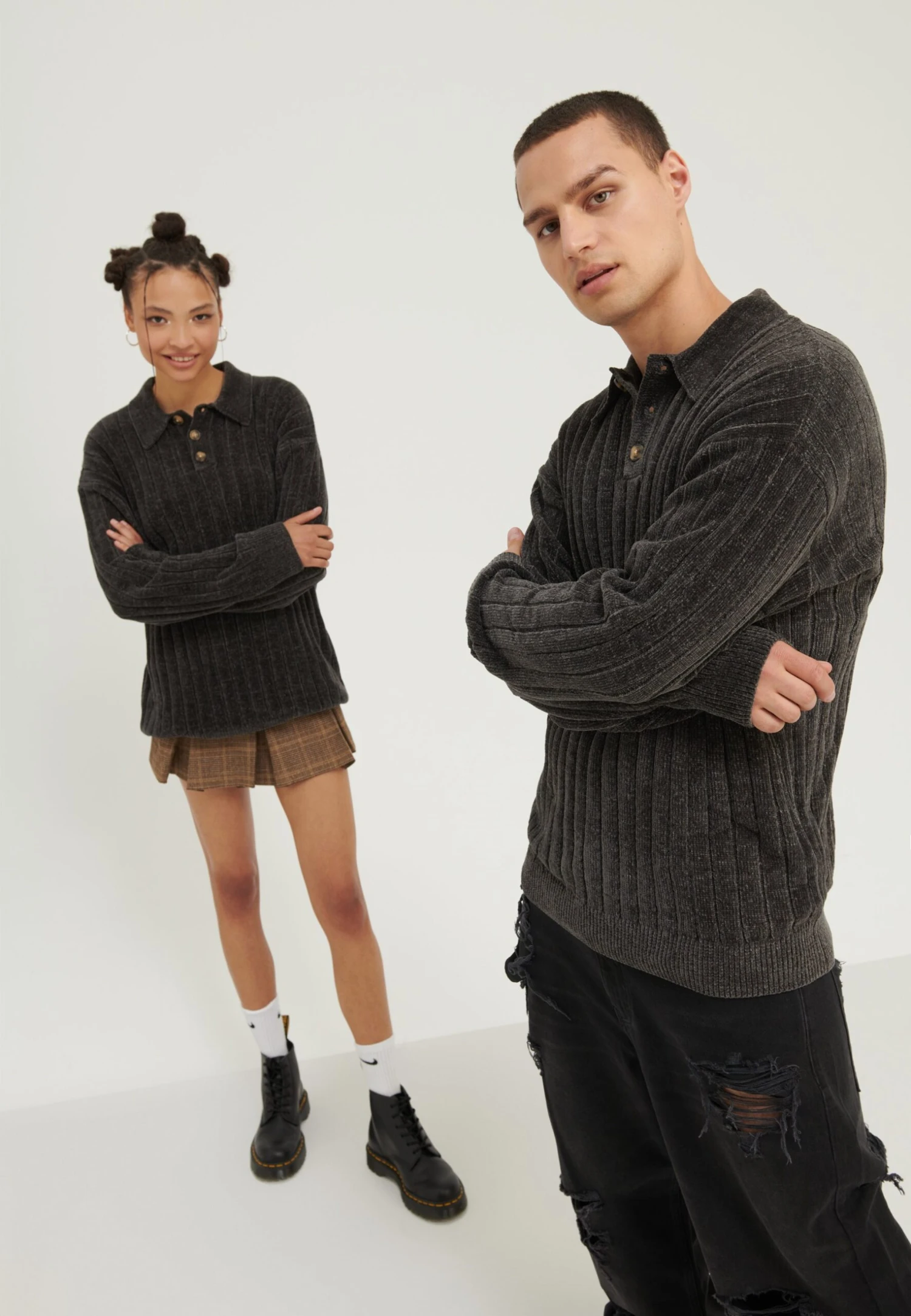 YOURTURN Unisex - Maglione - Grey 3 YOURTURN Unisex - Maglione - Grey