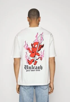 YOURTURN UnisexT-Shirt Con StampaWhite Donna T-shirt E Top YO121011L-A11