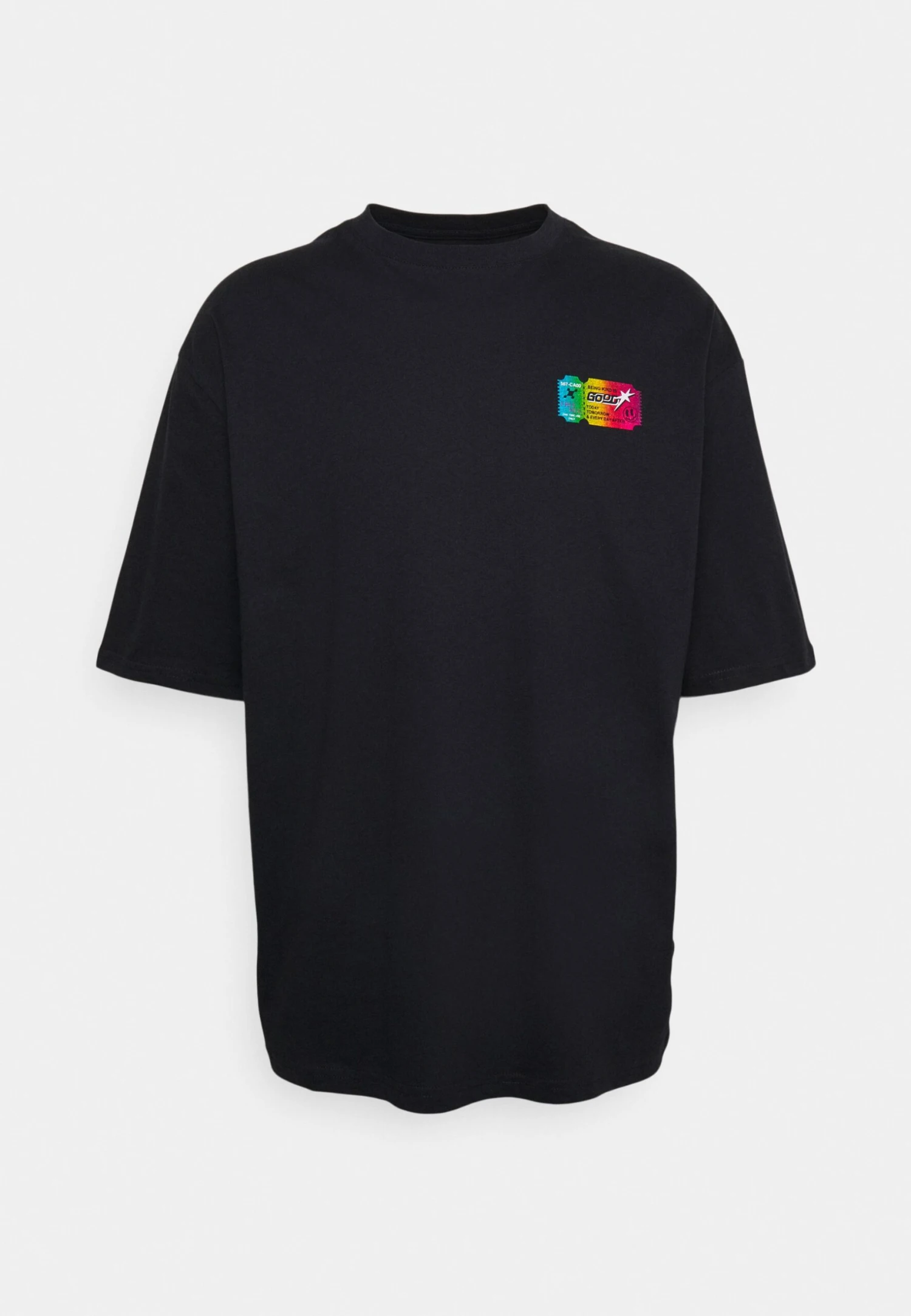 YOURTURN Graphic Tee With Foil Ticket UnisexT-Shirt Con StampaBlack Donna T-shirt E Top YO12100R6-Q11 3 YOURTURN Graphic Tee With Foil Ticket UnisexT-Shirt Con StampaBlack Donna T-shirt E Top YO12100R6-Q11