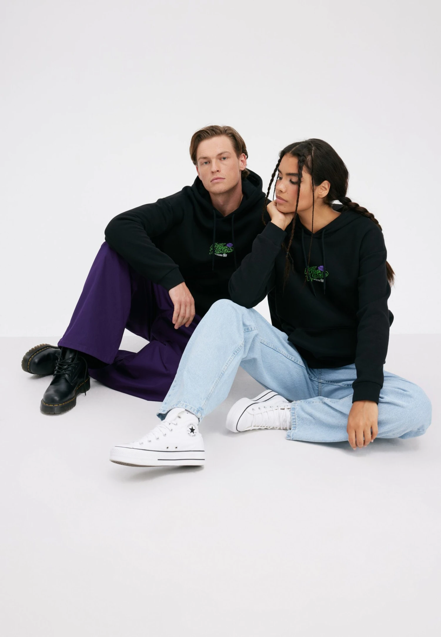 YOURTURN UnisexFelpaBlack Donna Felpe YO1210165-Q11 4 YOURTURN UnisexFelpaBlack Donna Felpe YO1210165-Q11 - immagine 2