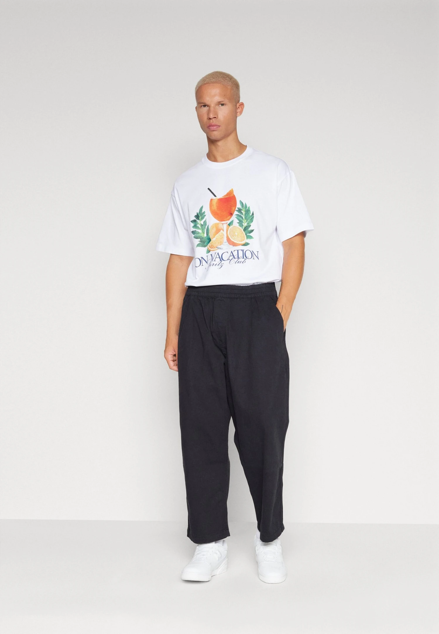 YOURTURN Pant Bo Trousers Elastic Waist Loose Fit UnisexPantaloniBlack Donna Pantaloni YO121012E-Q11 4 YOURTURN Pant Bo Trousers Elastic Waist Loose Fit UnisexPantaloniBlack Donna Pantaloni YO121012E-Q11 - immagine 2