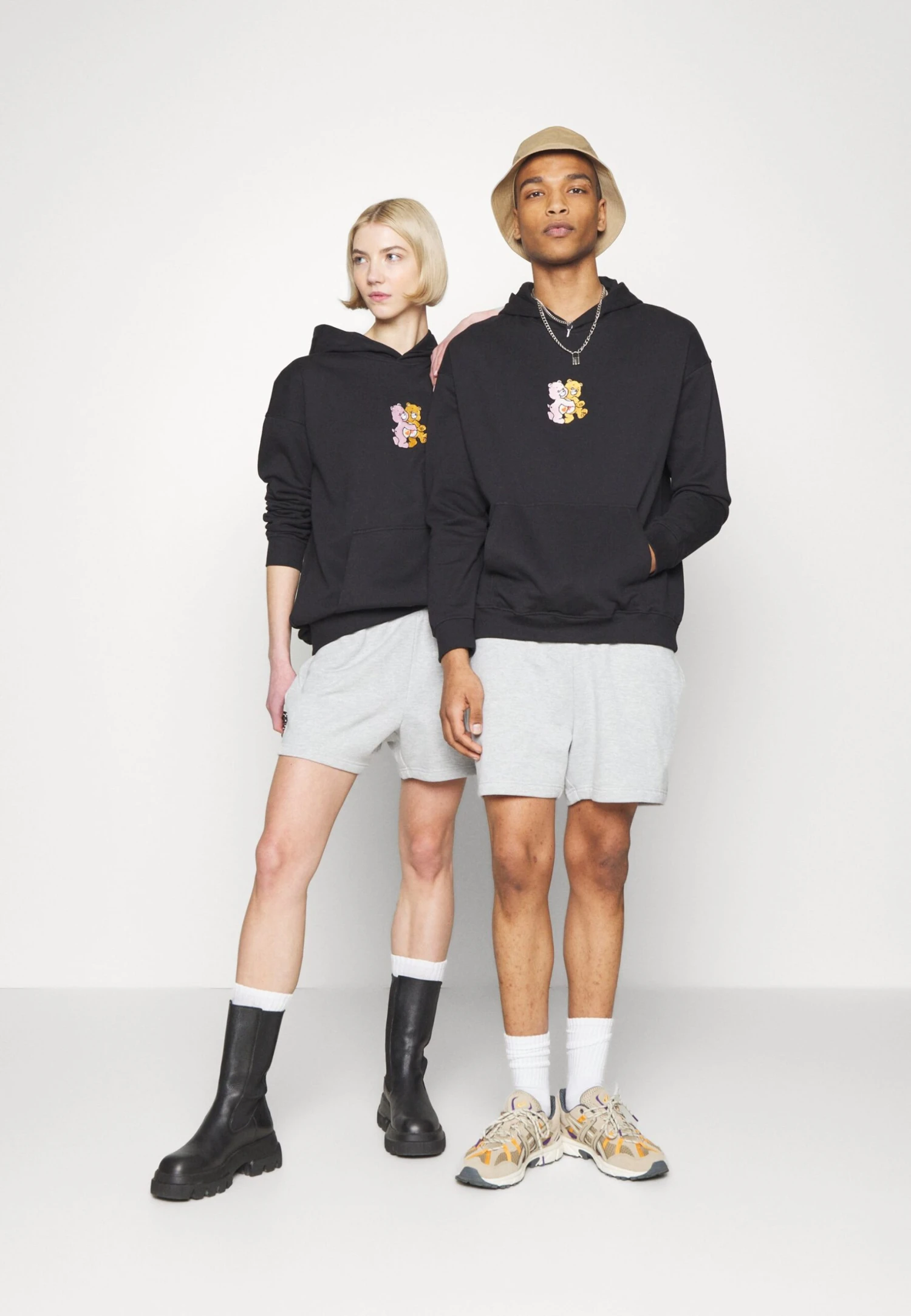 YOURTURN Care Bears UnisexFelpa Con CappuccioBlack Uomo Maglieria E Felpe YO12100WS-Q11 4 YOURTURN Care Bears UnisexFelpa Con CappuccioBlack Uomo Maglieria E Felpe YO12100WS-Q11 - immagine 2