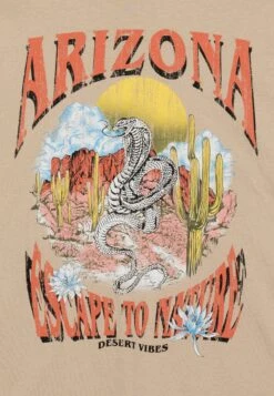 YOURTURN UnisexT-Shirt Con StampaBeige Donna T-shirt E Top YO12100TG-B11 -Negozio Online Yourturn Italia cdac3be1a48c40f1b7b75097592f0371