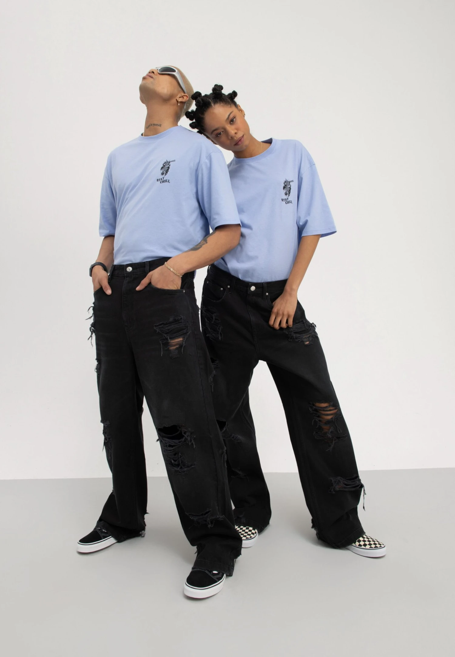 YOURTURN UnisexJeans BaggyBlack Denim Donna Jeans YO121010Y-Q11 6 YOURTURN UnisexJeans BaggyBlack Denim Donna Jeans YO121010Y-Q11 - immagine 4