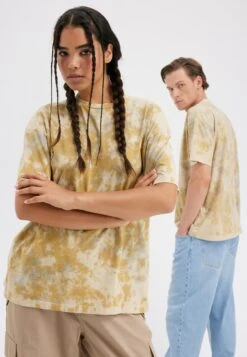 YOURTURN UnisexT-Shirt Con StampaBlue / Brown Donna T-shirt E Top YO122O0SW-K11