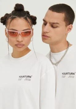 YOURTURN UnisexT-Shirt Con StampaWhite Donna T-shirt E Top YO122O0T3-A11 -Negozio Online Yourturn Italia d1269a4f9a244178bf4e8ecc609ea2a5