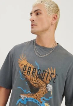 YOURTURN UnisexT-Shirt Con StampaMottled Black Uomo T-shirt E Polo YO121017C-Q11 -Negozio Online Yourturn Italia e19f728475e049f682868591e2bb4db0