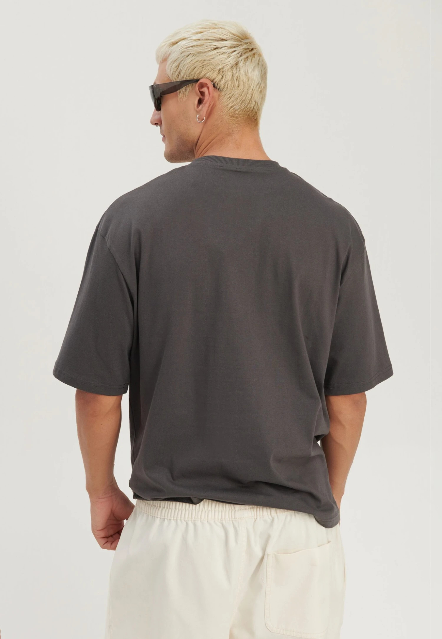 YOURTURN T-Shirt Con Stampa - Dark Grey 6 YOURTURN T-Shirt Con Stampa - Dark Grey - immagine 4