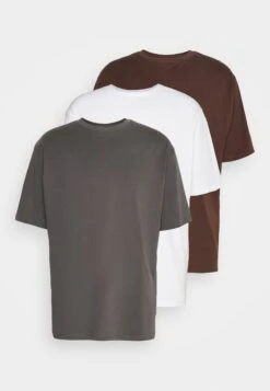 YOURTURN 3Pack UnisexT-Shirt BasicWhite/Dark Grey /Dark Brown Uomo T-shirt E Polo YO12100DJ-A13 -Negozio Online Yourturn Italia e4b5771656f64562bba5125910df7882