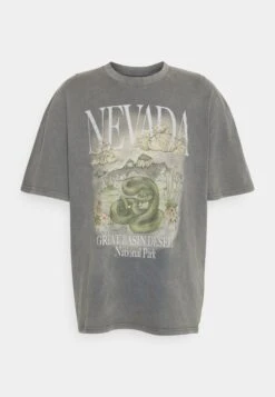 YOURTURN Nevada Wash Graphic Tee WashedT-Shirt Con StampaCharcoal Uomo T-shirt E Polo YO121011B-Q11 -Negozio Online Yourturn Italia e59d9e6423b9457a9c28d61bafaf9fe9