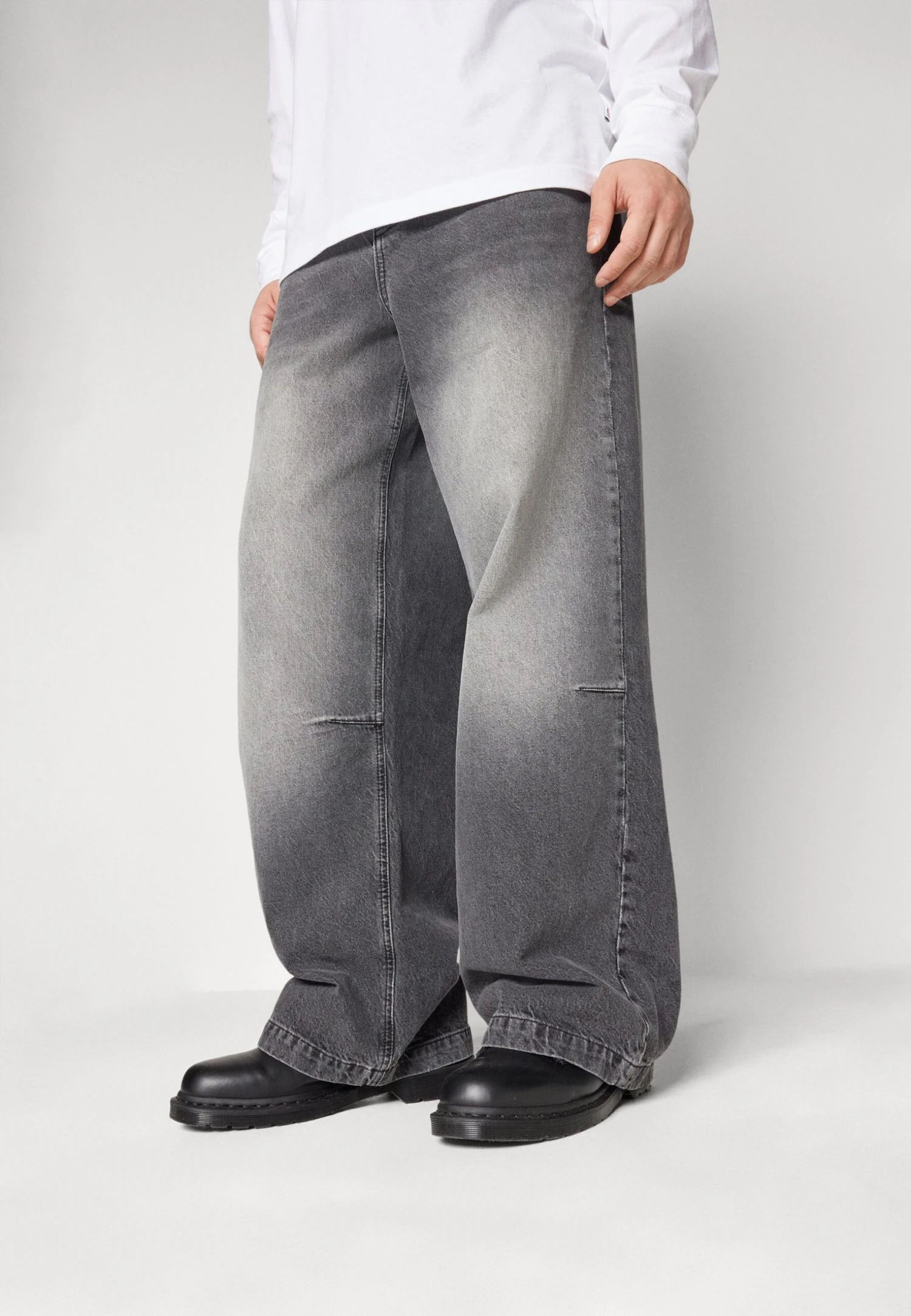 YOURTURN Extreme Baggy Fit UnisexJeans BaggyBlack Denim Uomo Jeans YO121014J-Q11 6 YOURTURN Extreme Baggy Fit UnisexJeans BaggyBlack Denim Uomo Jeans YO121014J-Q11 - immagine 4