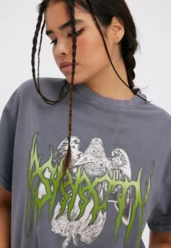 YOURTURN Unisex - T-Shirt Con Stampa - Grey -Negozio Online Yourturn Italia ecdd7c817d1a4efeade4e539c3eecde0