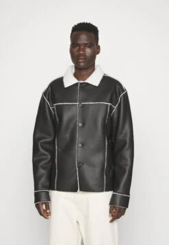 YOURTURN UnisexGiacca In SimilpelleBlack Uomo Giacche YO121012C-Q11