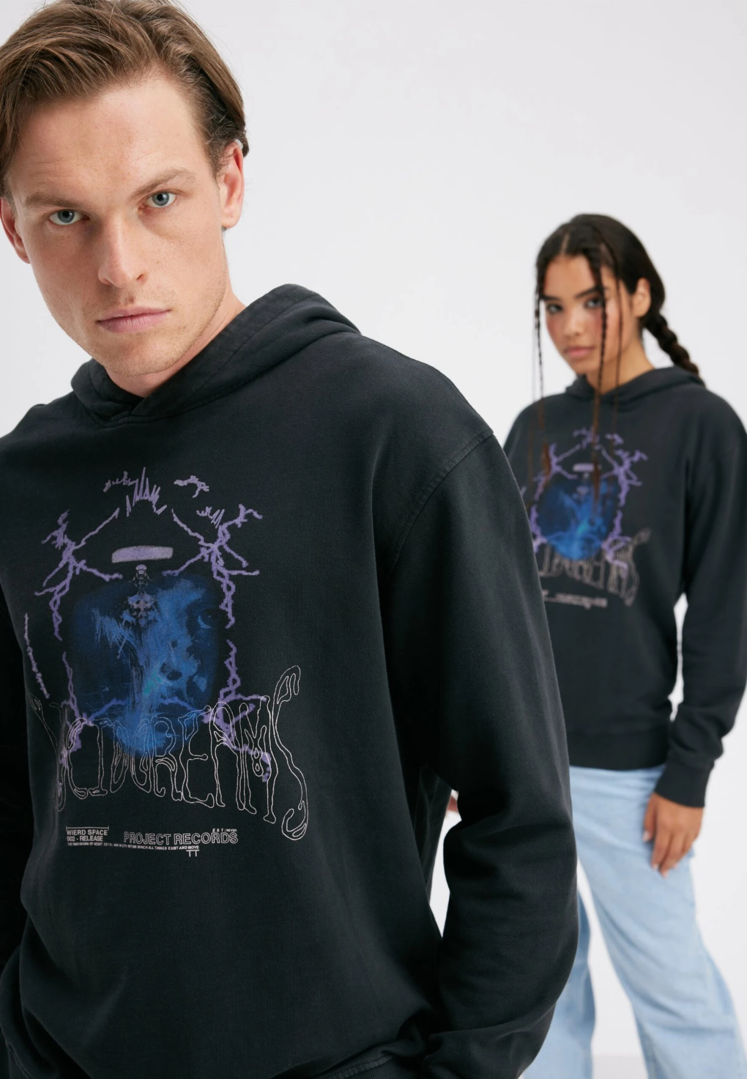 YOURTURN UnisexFelpa Con CappuccioBlack Donna Felpe YO121011S-Q11 3 YOURTURN UnisexFelpa Con CappuccioBlack Donna Felpe YO121011S-Q11