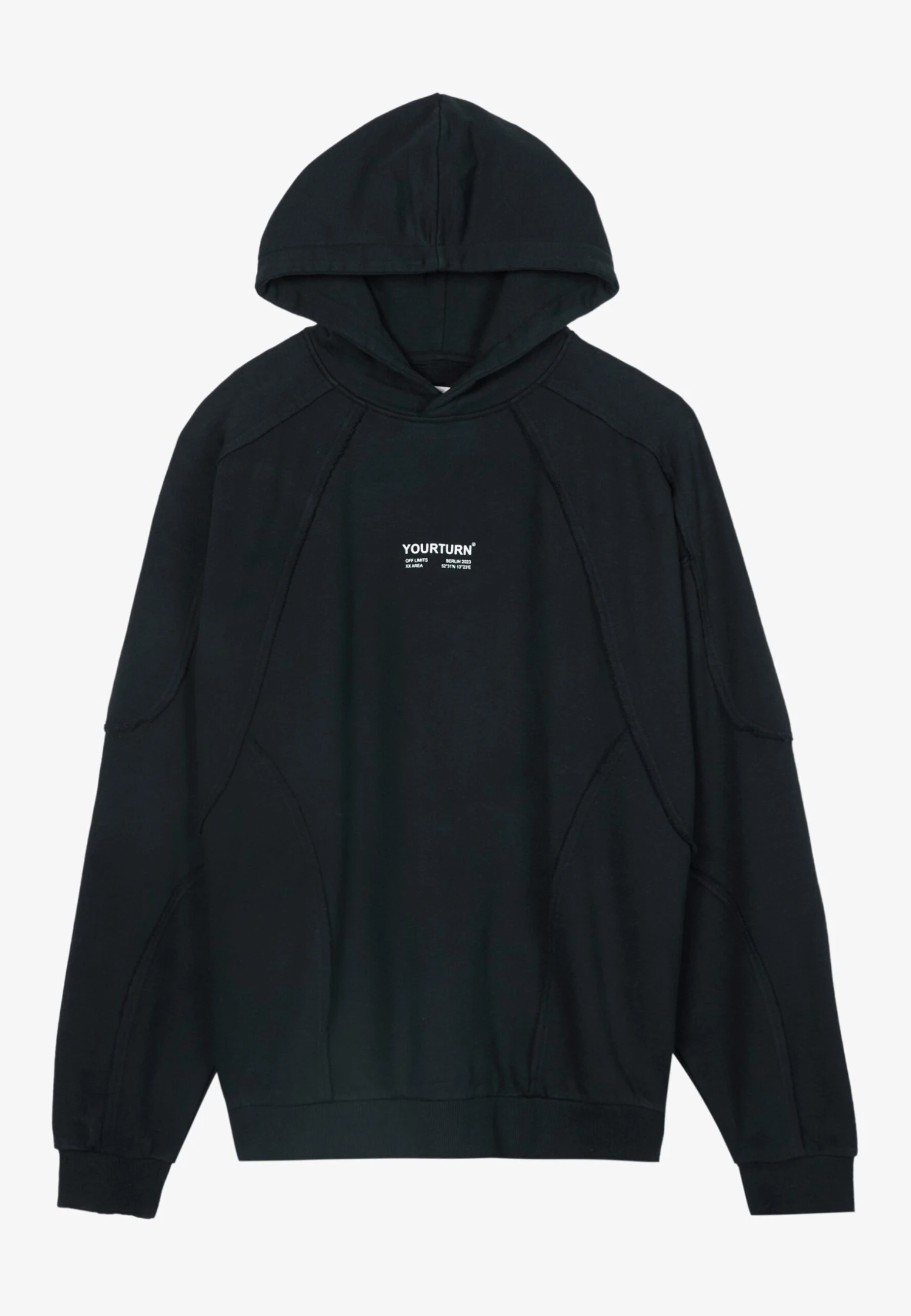YOURTURN UnisexFelpaBlack Uomo Maglieria E Felpe YO1210141-Q11 6 YOURTURN UnisexFelpaBlack Uomo Maglieria E Felpe YO1210141-Q11 - immagine 4