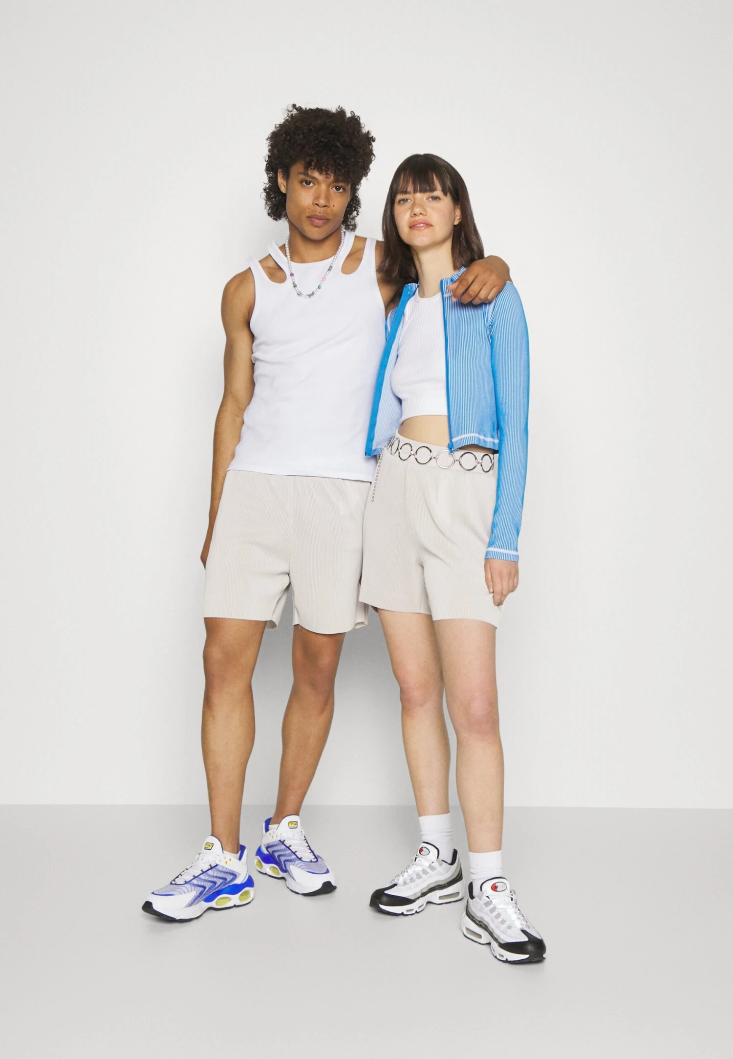 YOURTURN Unisex - Pantaloni Sportivi -Light Grey 4 YOURTURN Unisex - Pantaloni Sportivi -Light Grey - immagine 2