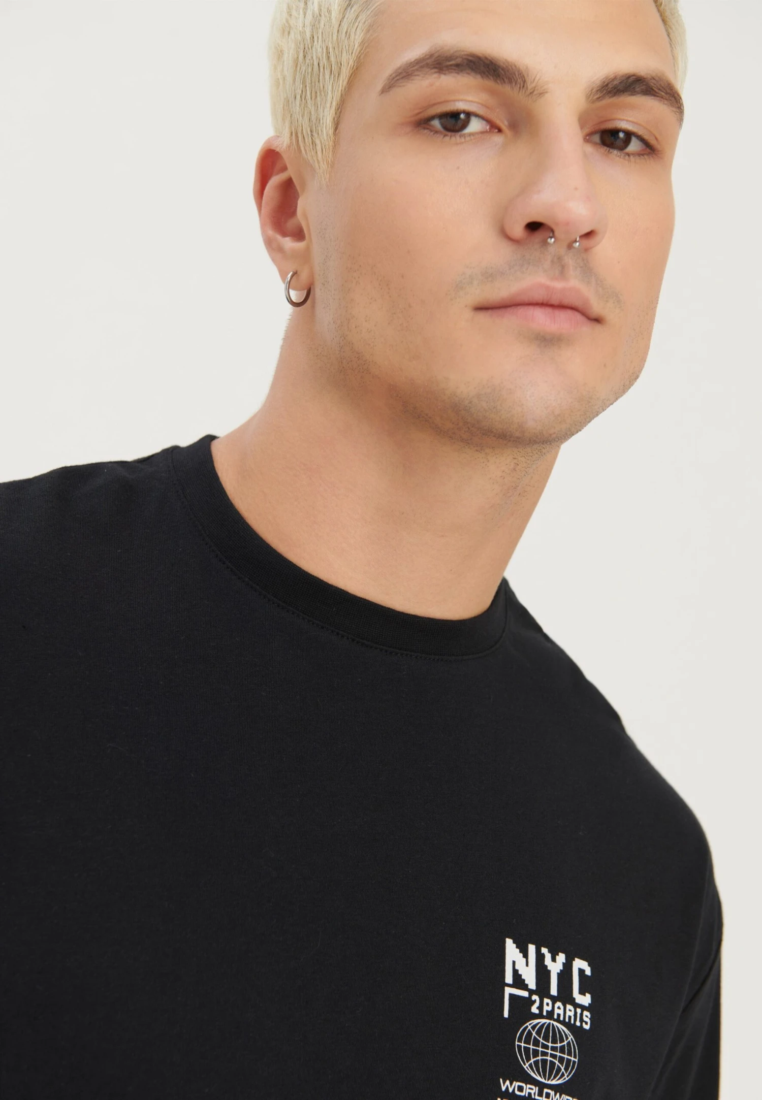 YOURTURN UnisexT-Shirt Con StampaBlack Uomo T-shirt E Polo YO121015S-Q11 8 YOURTURN UnisexT-Shirt Con StampaBlack Uomo T-shirt E Polo YO121015S-Q11 - immagine 6