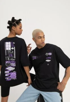 YOURTURN UnisexT-Shirt Con StampaBlack Donna T-shirt E Top YO12100N0-Q12