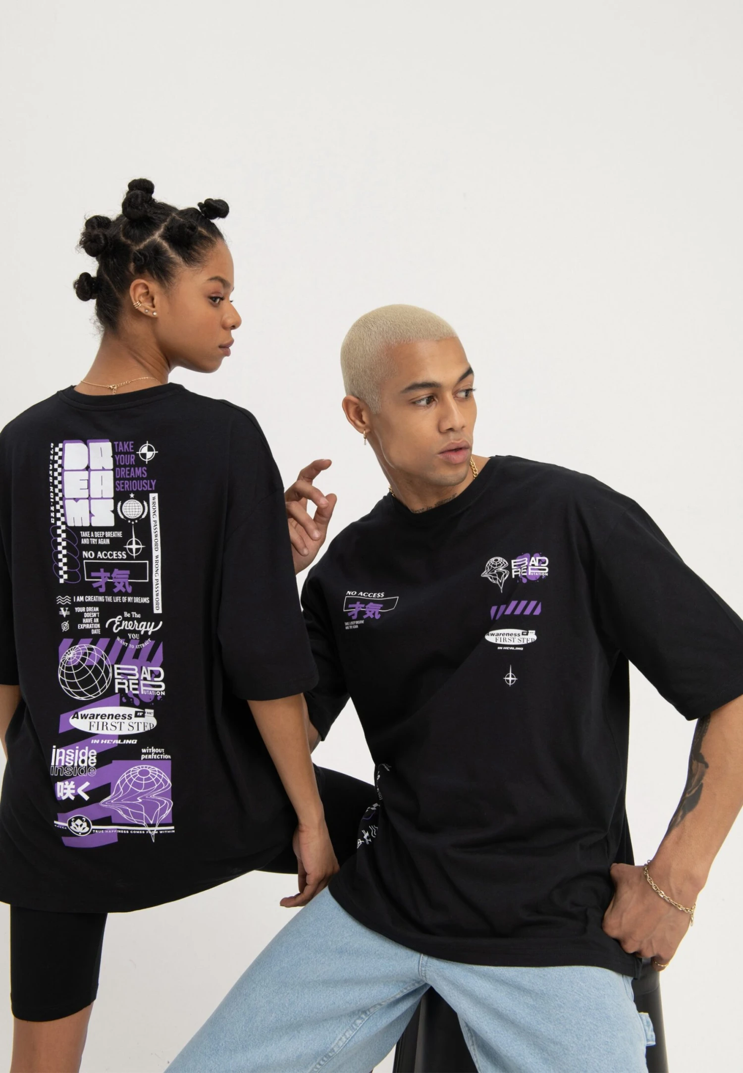 YOURTURN UnisexT-Shirt Con StampaBlack Donna T-shirt E Top YO12100N0-Q12 3 YOURTURN UnisexT-Shirt Con StampaBlack Donna T-shirt E Top YO12100N0-Q12