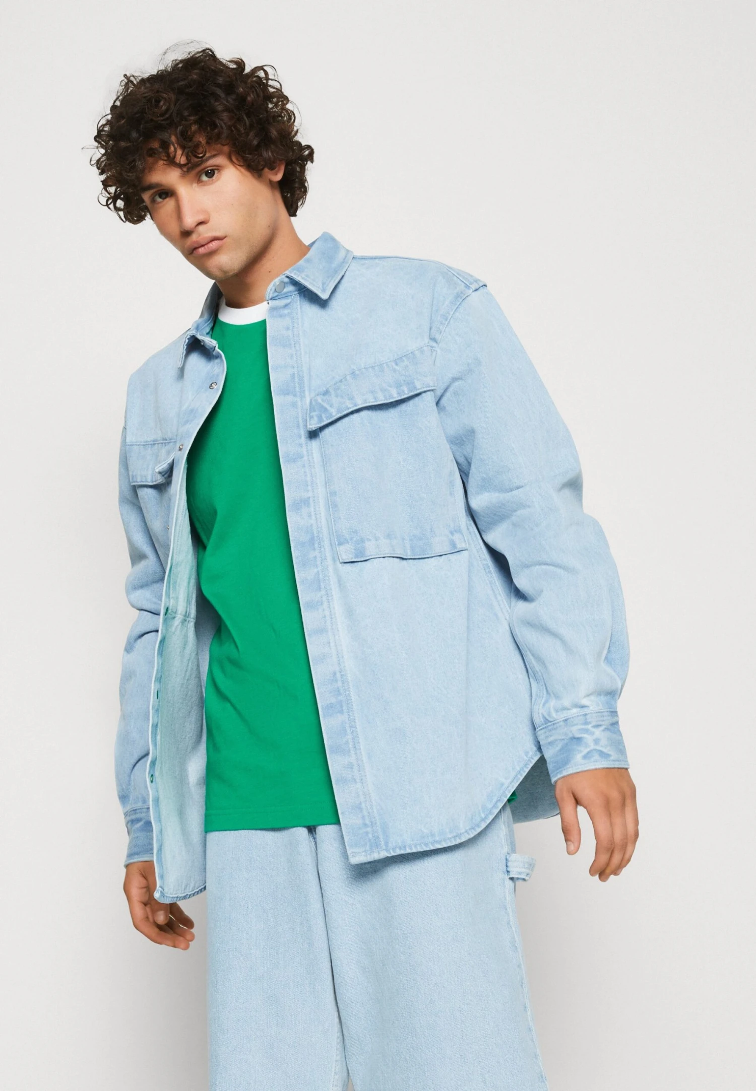 YOURTURN Unisex - Giacca Di Jeans - Blue 6 YOURTURN Unisex - Giacca Di Jeans - Blue - immagine 4