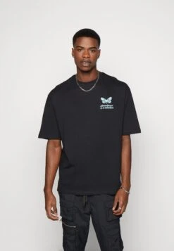 YOURTURN Chest Tee UnisexT-Shirt Con Stampa802Black Uomo T-shirt E Polo YO12100UG-Q11